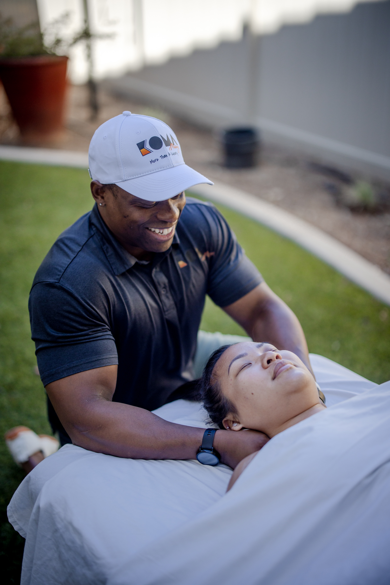 Neck and shoulder massage